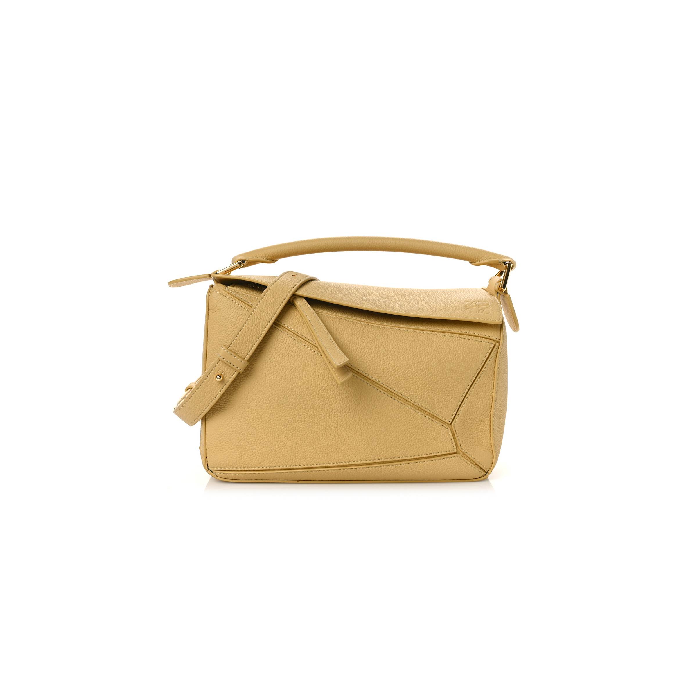 LOEWE CALFSKIN SMALL PUZZLE BAG DARK BUTTER (24*16.5*10.5cm) LOEWE CALFSKIN SMALL PUZZLE BAG DARK BUTTER (24*16.5*10.5cm)