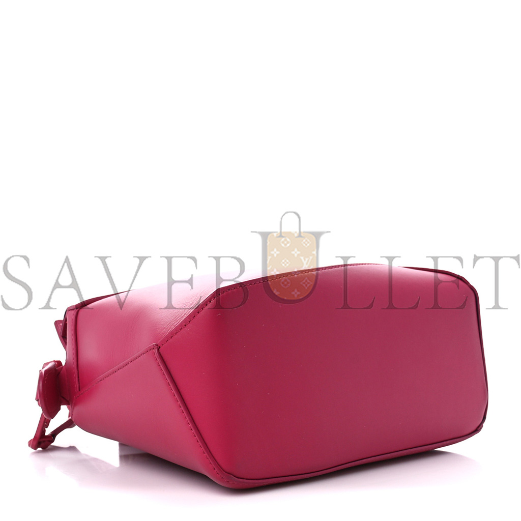 LOEWE SATIN CALFSKIN MONOCHROME SMALL PUZZLE EDGE BAG RUBY RED GLAZE (24*16.5*10.5cm) LOEWE SATIN CALFSKIN MONOCHROME SMALL PUZZLE EDGE BAG RUBY RED GLAZE (24*16.5*10.5cm)