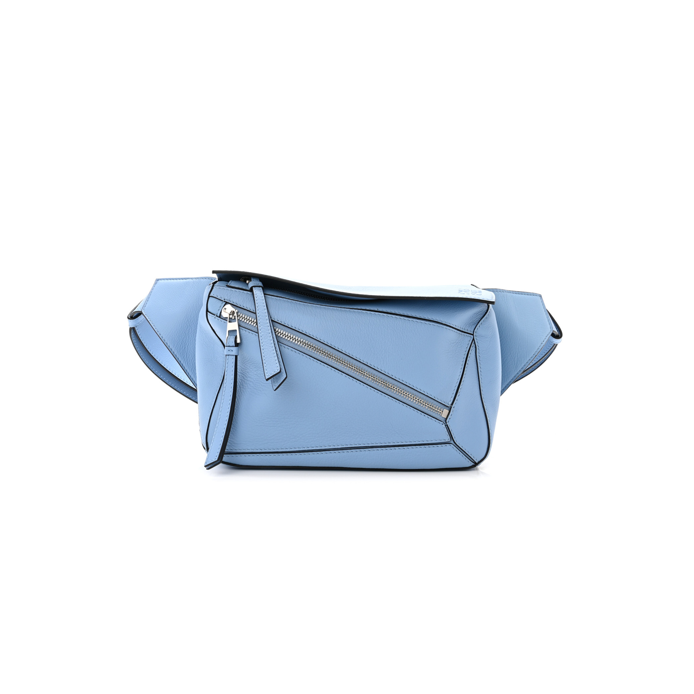 LOEWE CALFSKIN SMALL PUZZLE BUMBAG OLYMPIC BLUE (23*15*10cm) LOEWE CALFSKIN SMALL PUZZLE BUMBAG OLYMPIC BLUE (23*15*10cm)