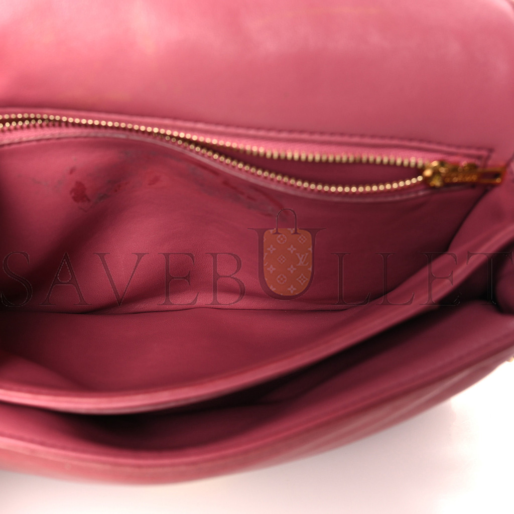 LOEWE LAMBSKIN GOYA PUFFER BAG PLUMROSE (23*18*10cm) LOEWE LAMBSKIN GOYA PUFFER BAG PLUMROSE (23*18*10cm)