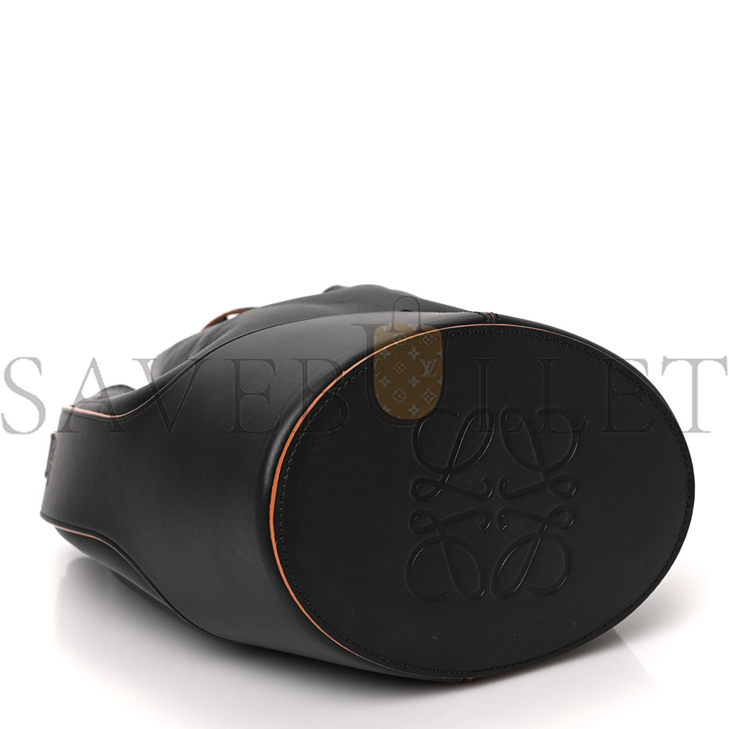 LOEWE NAPPA CALFSKIN SMALL BALLOON BAG BLACK (25*18*13cm) LOEWE NAPPA CALFSKIN SMALL BALLOON BAG BLACK (25*18*13cm)