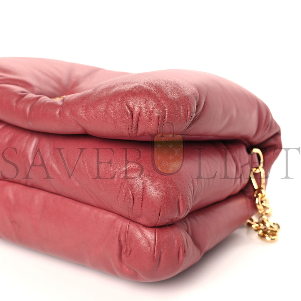 LOEWE LAMBSKIN GOYA PUFFER BAG PLUMROSE (23*18*10cm) LOEWE LAMBSKIN GOYA PUFFER BAG PLUMROSE (23*18*10cm)