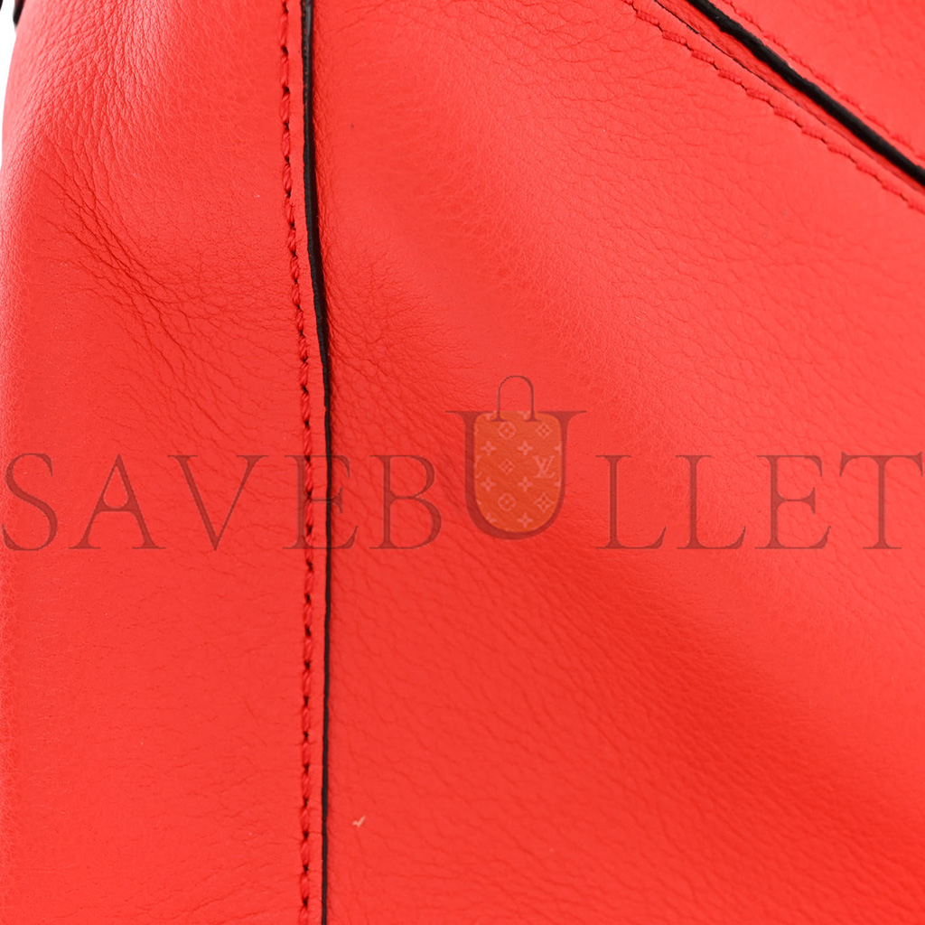 LOEWE CALFSKIN MEDIUM PUZZLE BAG SCARLET (28*18*12cm) LOEWE CALFSKIN MEDIUM PUZZLE BAG SCARLET (28*18*12cm)