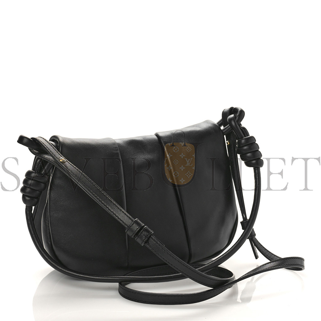 LOEWE SHINY NAPPA CALFSKIN PASEO SATCHEL BLACK (27*18*6cm) LOEWE SHINY NAPPA CALFSKIN PASEO SATCHEL BLACK (27*18*6cm)