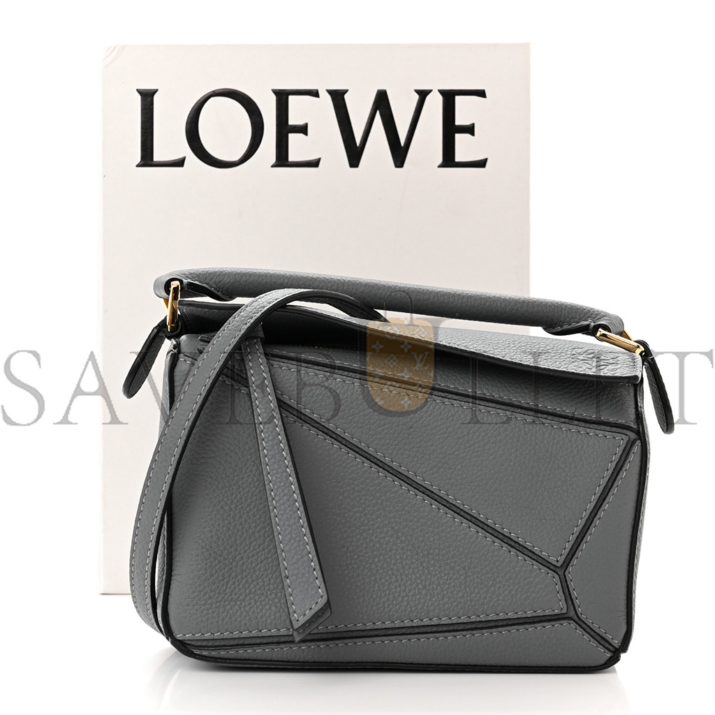 LOEWE CALFSKIN MINI PUZZLE BAG ASPHALT GREY (18*12.5*8cm) LOEWE CALFSKIN MINI PUZZLE BAG ASPHALT GREY (18*12.5*8cm)