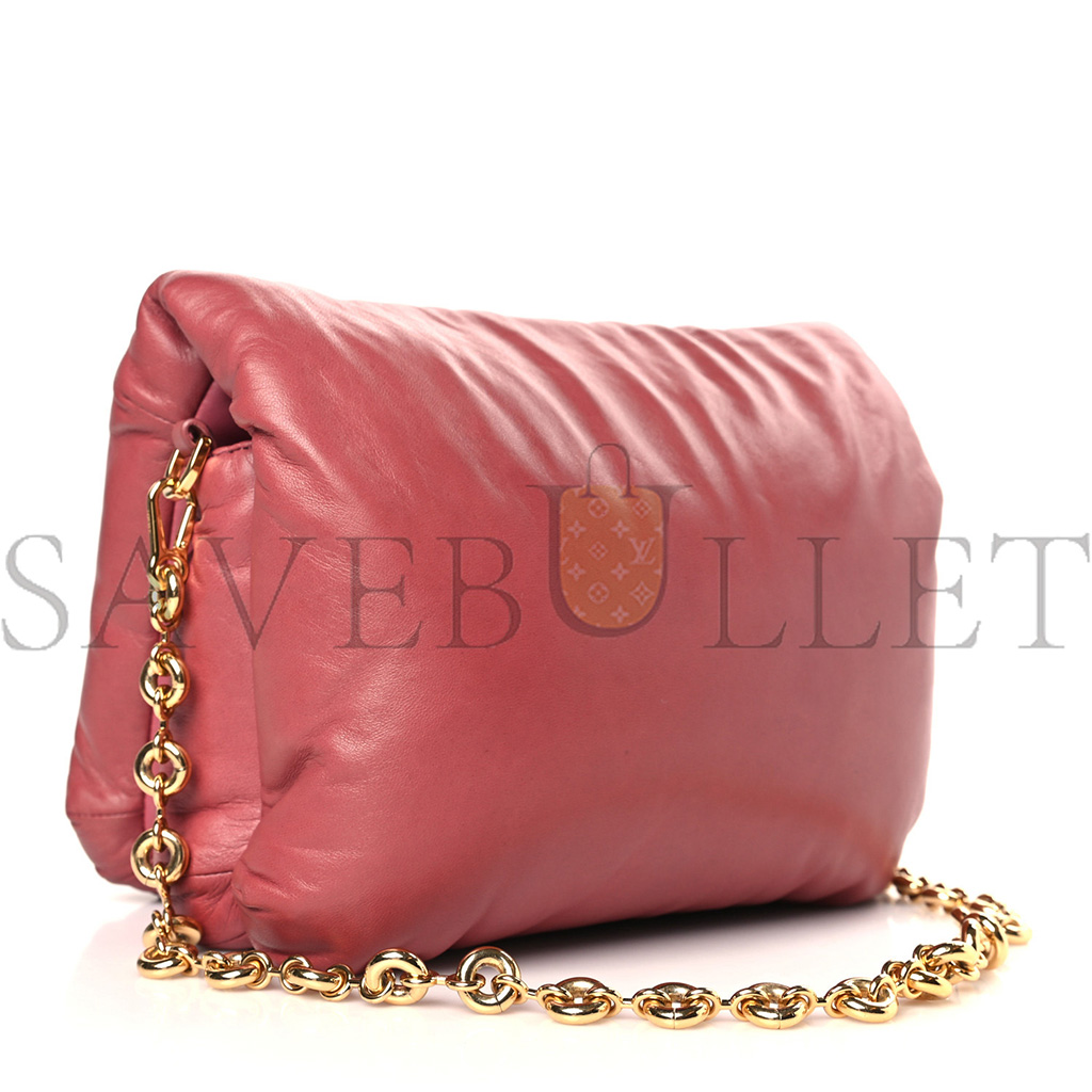 LOEWE LAMBSKIN GOYA PUFFER BAG PLUMROSE (23*18*10cm) LOEWE LAMBSKIN GOYA PUFFER BAG PLUMROSE (23*18*10cm)