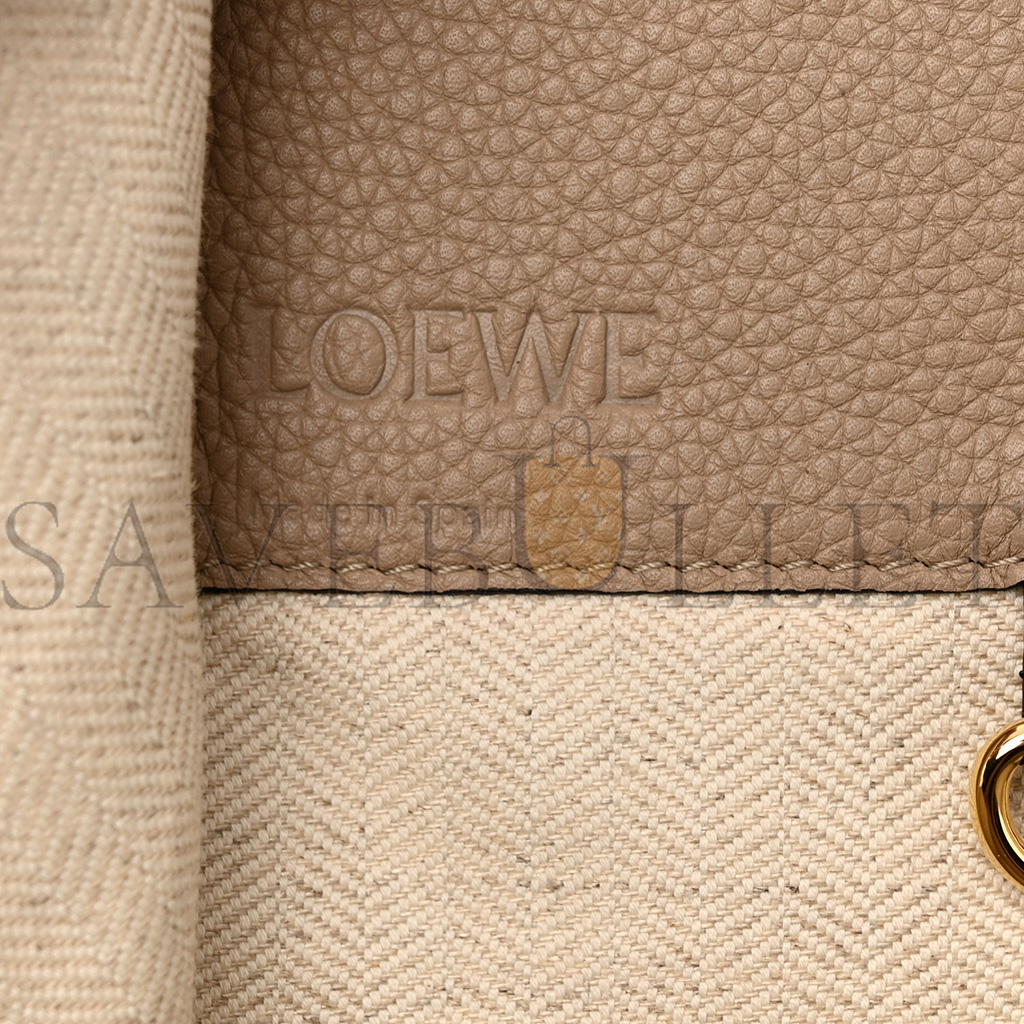 LOEWE CALFSKIN MEDIUM HAMMOCK SHOULDER BAG SAND MINK (32*30*17cm) LOEWE CALFSKIN MEDIUM HAMMOCK SHOULDER BAG SAND MINK (32*30*17cm)