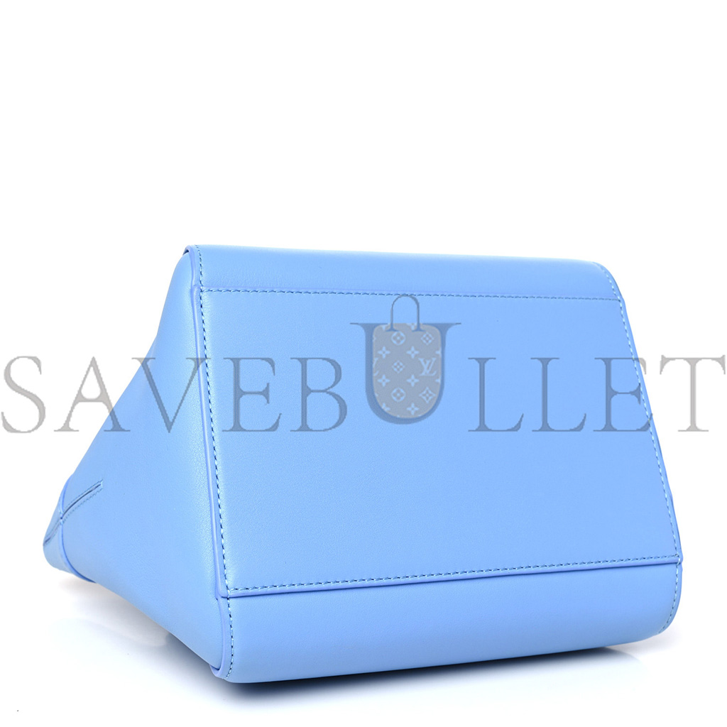 LOEWE CALFSKIN SMALL HAMMOCK NUGGET SHOULDER BAG CELESTINE BLUE (23*20*18cm) LOEWE CALFSKIN SMALL HAMMOCK NUGGET SHOULDER BAG CELESTINE BLUE (23*20*18cm)