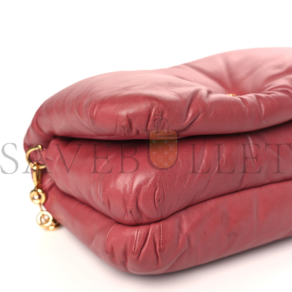 LOEWE LAMBSKIN GOYA PUFFER BAG PLUMROSE (23*18*10cm) LOEWE LAMBSKIN GOYA PUFFER BAG PLUMROSE (23*18*10cm)