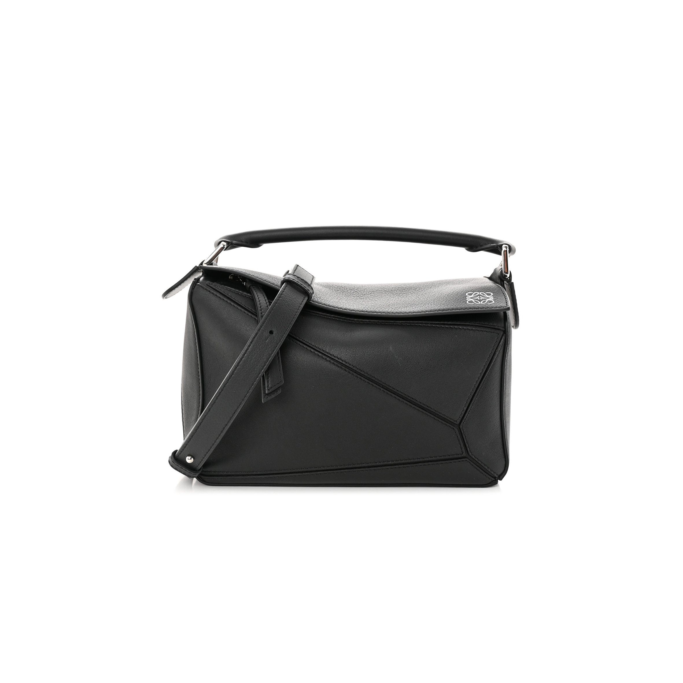 LOEWE CALFSKIN SMALL PUZZLE BAG BLACK (24*16.5*10.5cm) LOEWE CALFSKIN SMALL PUZZLE BAG BLACK (24*16.5*10.5cm)
