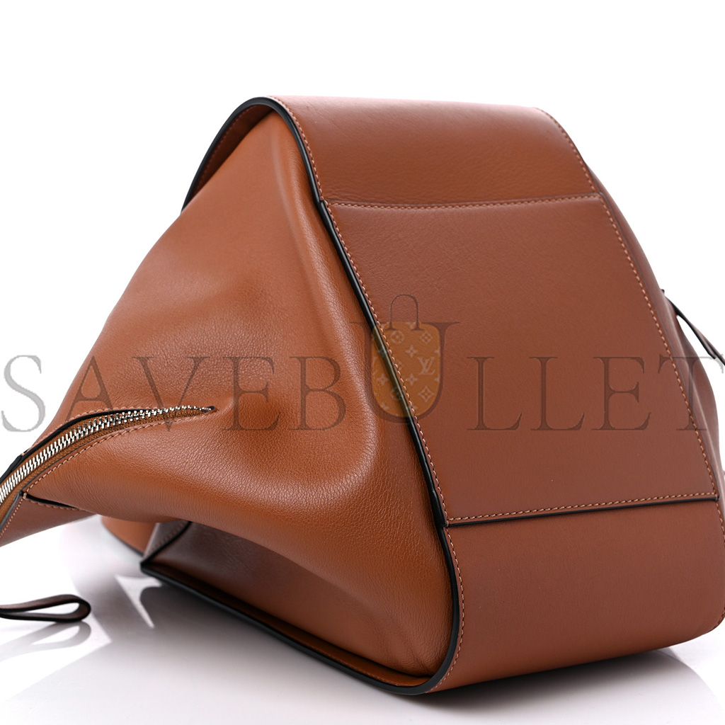 LOEWE CALFSKIN SMALL HAMMOCK SHOULDER BAG TAN (30*25*13.5cm) LOEWE CALFSKIN SMALL HAMMOCK SHOULDER BAG TAN (30*25*13.5cm)