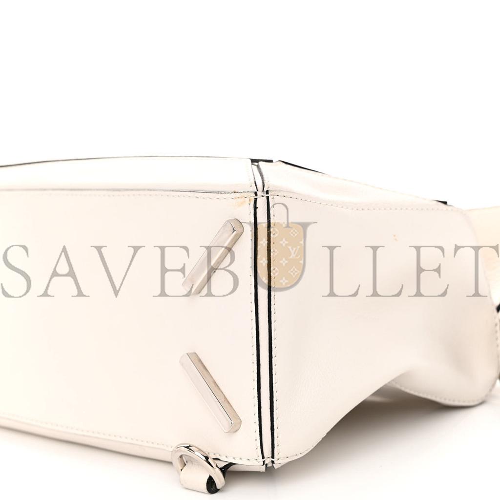 LOEWE GRAINED CALFSKIN SMALL PUZZLE BAG WHITE (24*16.5*10.5cm) LOEWE GRAINED CALFSKIN SMALL PUZZLE BAG WHITE (24*16.5*10.5cm)