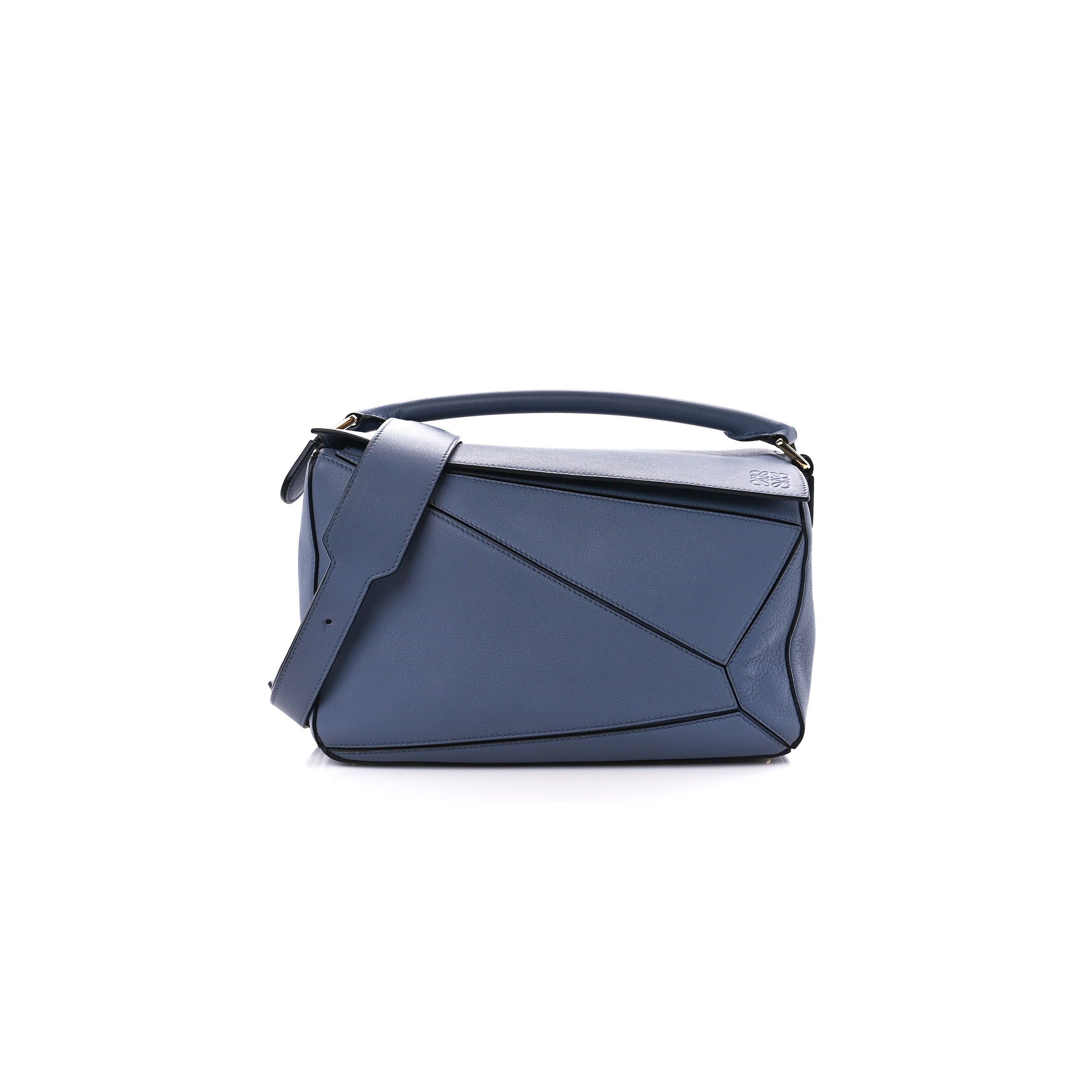 LOEWE CALFSKIN MEDIUM PUZZLE BAG BLUE (29*19.5*14cm) LOEWE CALFSKIN MEDIUM PUZZLE BAG BLUE (29*19.5*14cm)