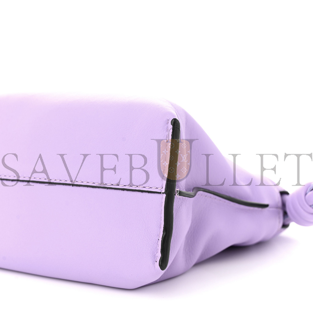 LOEWE CALFSKIN MINI FLAMENCO KNOT BAG LIGHT MAUVE (23*18*7cm) LOEWE CALFSKIN MINI FLAMENCO KNOT BAG LIGHT MAUVE (23*18*7cm)