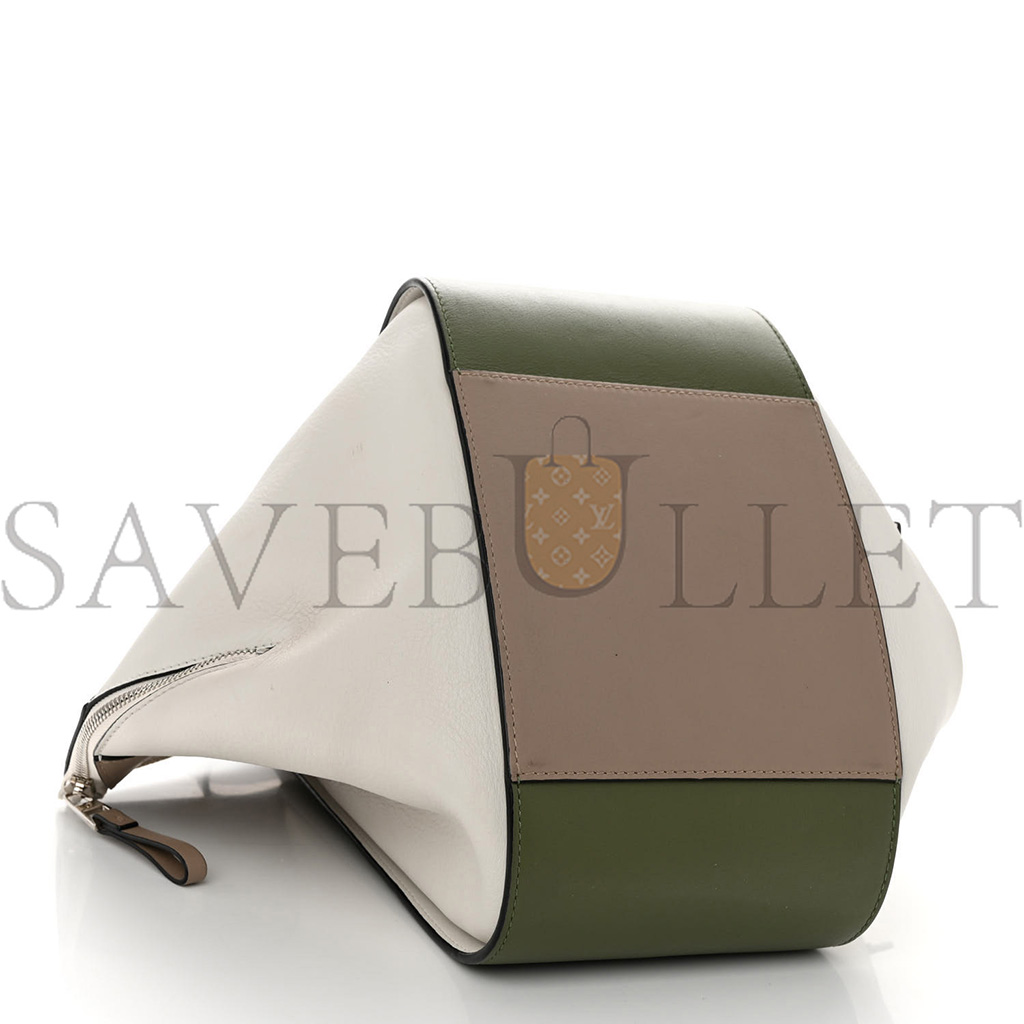 LOEWE CALFSKIN SMALL HAMMOCK SHOULDER BAG AVOCADO GREEN SAND (30*25*13.5cm) LOEWE CALFSKIN SMALL HAMMOCK SHOULDER BAG AVOCADO GREEN SAND (30*25*13.5cm)