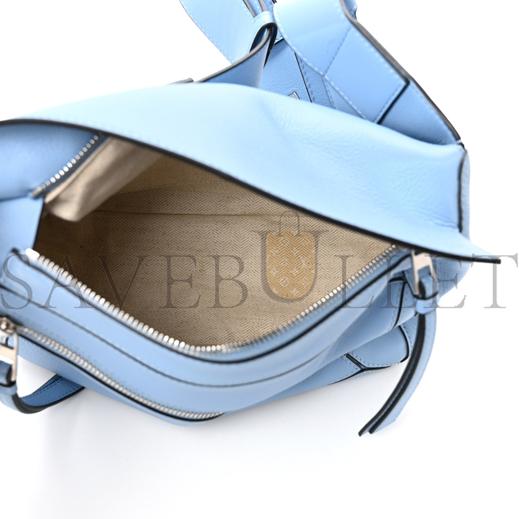 LOEWE CALFSKIN SMALL PUZZLE BUMBAG OLYMPIC BLUE (23*15*10cm) LOEWE CALFSKIN SMALL PUZZLE BUMBAG OLYMPIC BLUE (23*15*10cm)