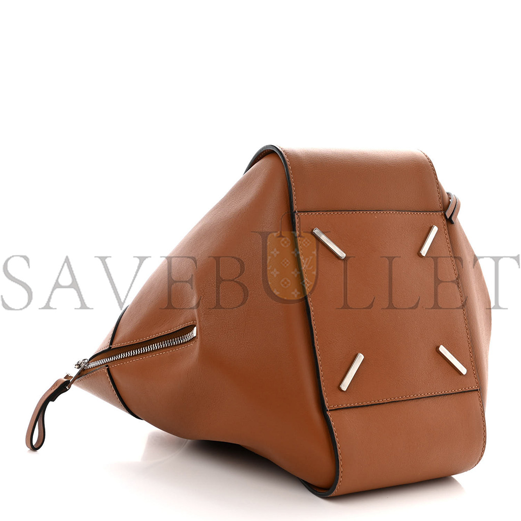 LOEWE CALFSKIN SMALL HAMMOCK SHOULDER BAG TAN (30*25*13.5cm) LOEWE CALFSKIN SMALL HAMMOCK SHOULDER BAG TAN (30*25*13.5cm)