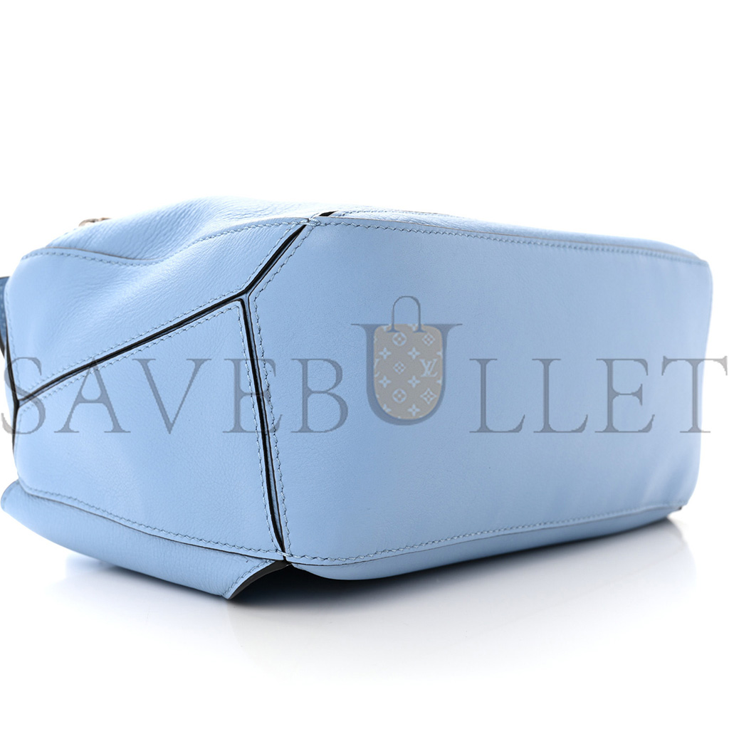 LOEWE CALFSKIN SMALL PUZZLE BUMBAG OLYMPIC BLUE (23*15*10cm) LOEWE CALFSKIN SMALL PUZZLE BUMBAG OLYMPIC BLUE (23*15*10cm)