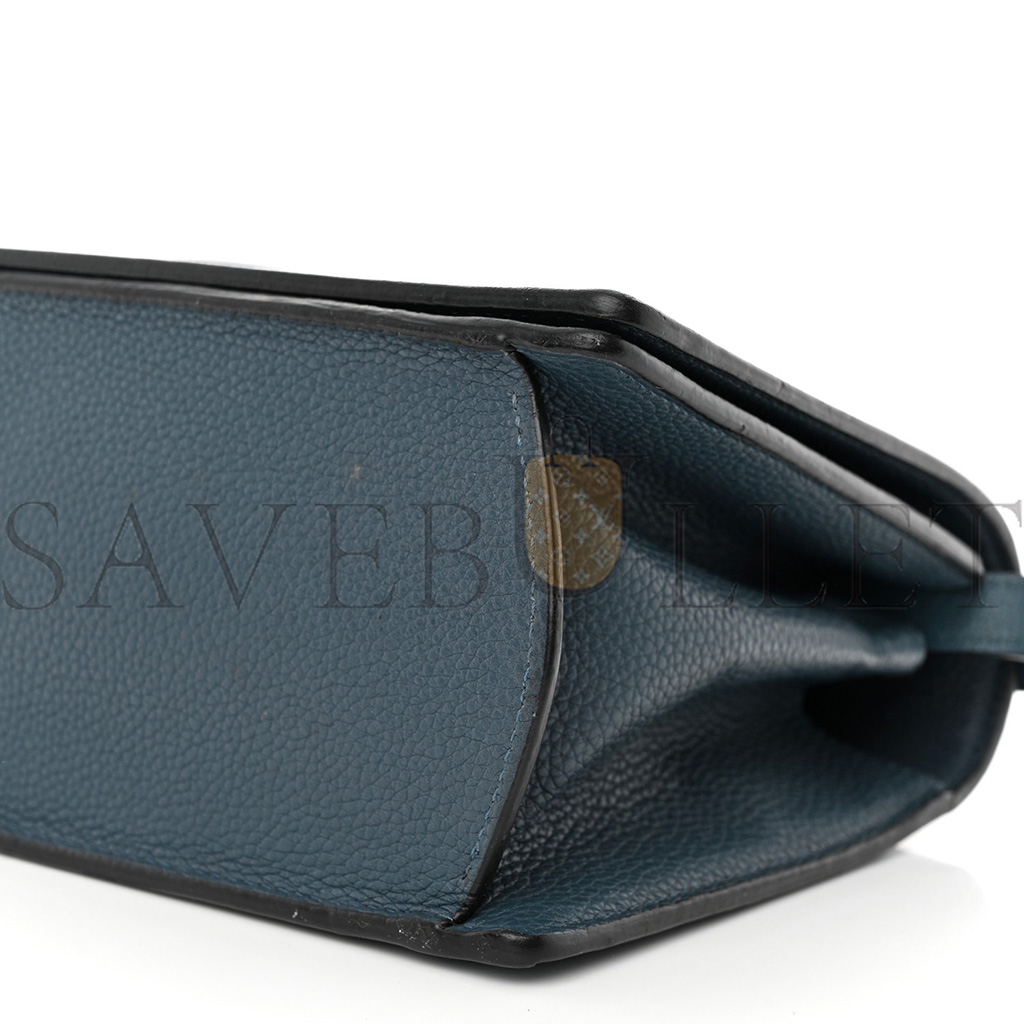 LOEWE GRAINED CALFSKIN MEDIUM BARCELONA SHOULDER BAG INDIGO (23*15*8cm) LOEWE GRAINED CALFSKIN MEDIUM BARCELONA SHOULDER BAG INDIGO (23*15*8cm)