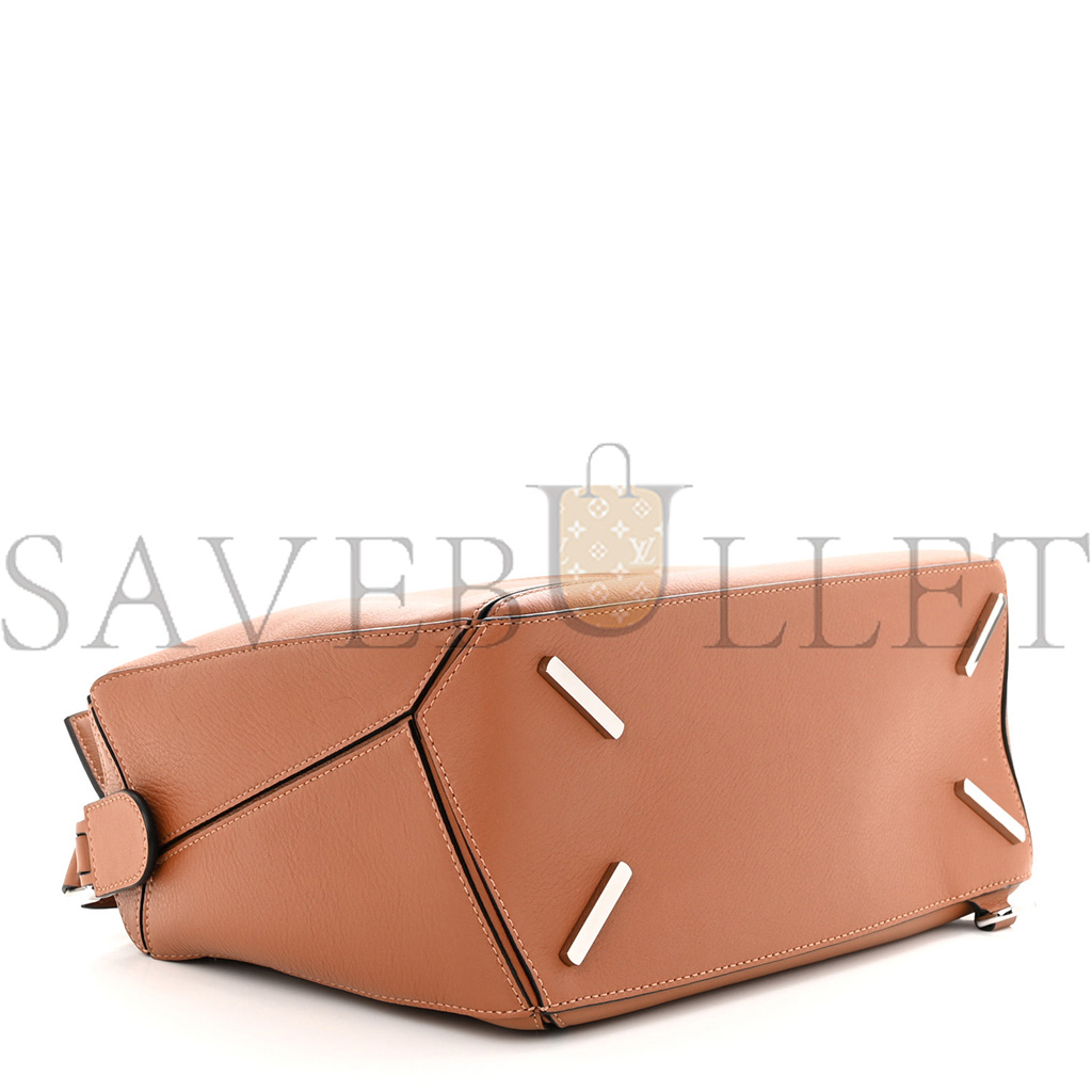 LOEWE CALFSKIN MEDIUM PUZZLE BAG TAN (28*18*12cm) LOEWE CALFSKIN MEDIUM PUZZLE BAG TAN (28*18*12cm)