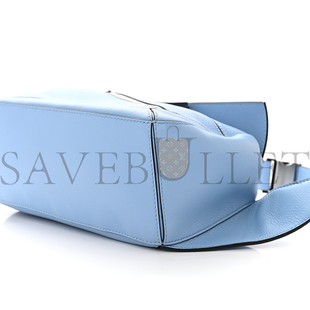 LOEWE CALFSKIN SMALL PUZZLE BUMBAG OLYMPIC BLUE (23*15*10cm) LOEWE CALFSKIN SMALL PUZZLE BUMBAG OLYMPIC BLUE (23*15*10cm)