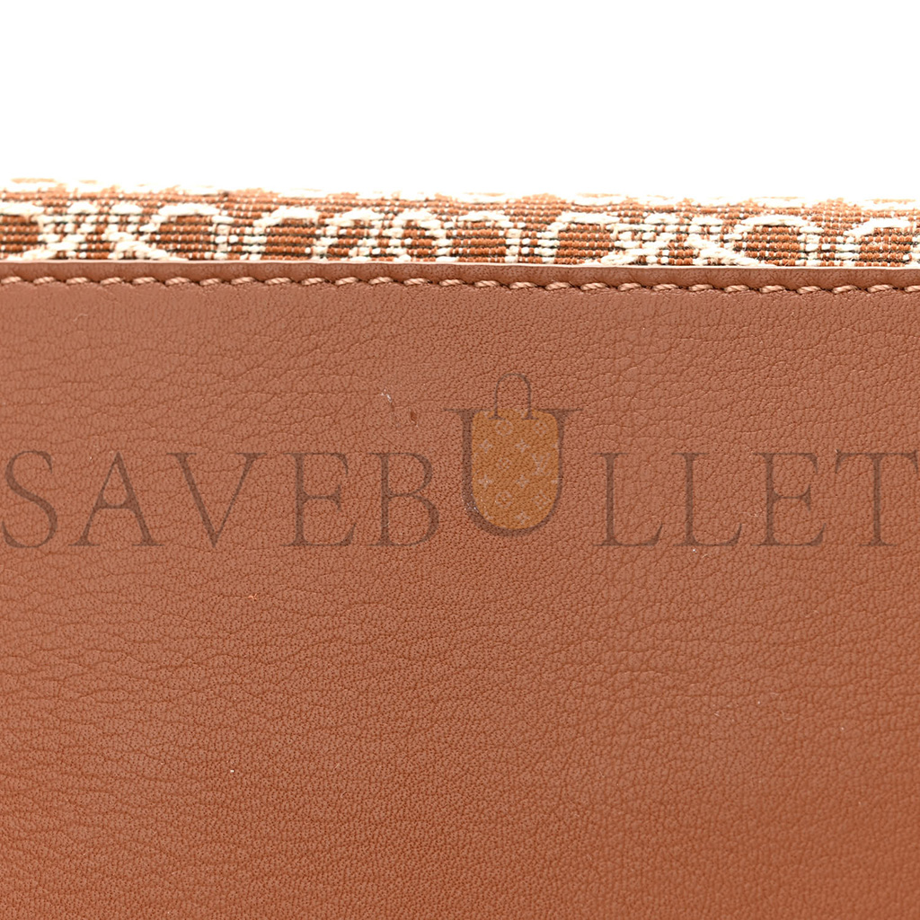 LOEWE JACQUARD ANAGRAM CALFSKIN SMALL CUBI BAG TAN PECAN (20*16*12cm) LOEWE JACQUARD ANAGRAM CALFSKIN SMALL CUBI BAG TAN PECAN (20*16*12cm)