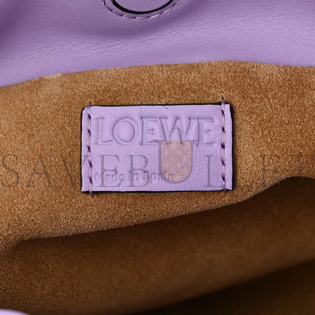 LOEWE CALFSKIN MINI FLAMENCO KNOT BAG LIGHT MAUVE (23*18*7cm) LOEWE CALFSKIN MINI FLAMENCO KNOT BAG LIGHT MAUVE (23*18*7cm)