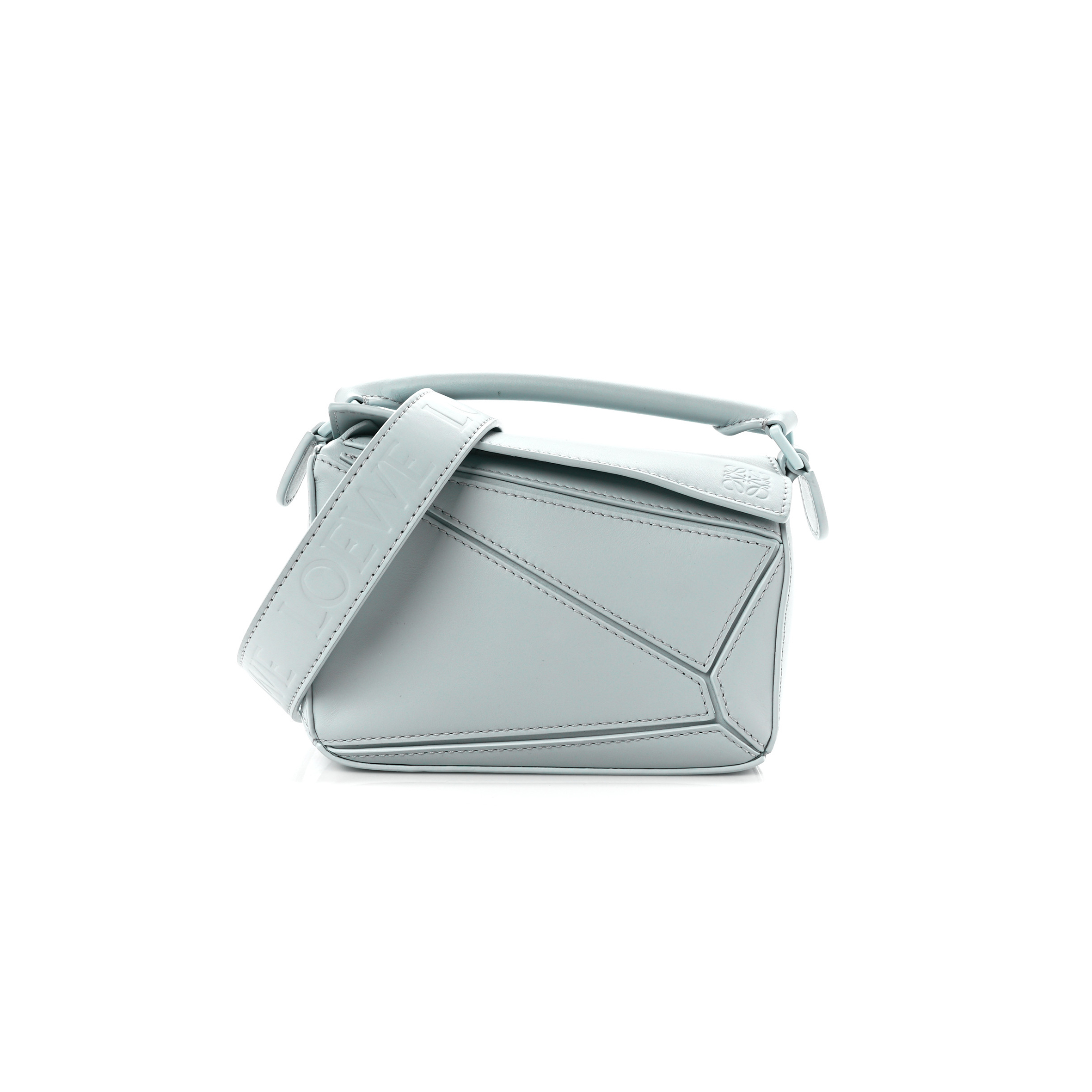 LOEWE CALFSKIN SMALL PUZZLE BAG AQUA (18*12.5*8cm) LOEWE CALFSKIN SMALL PUZZLE BAG AQUA (18*12.5*8cm)