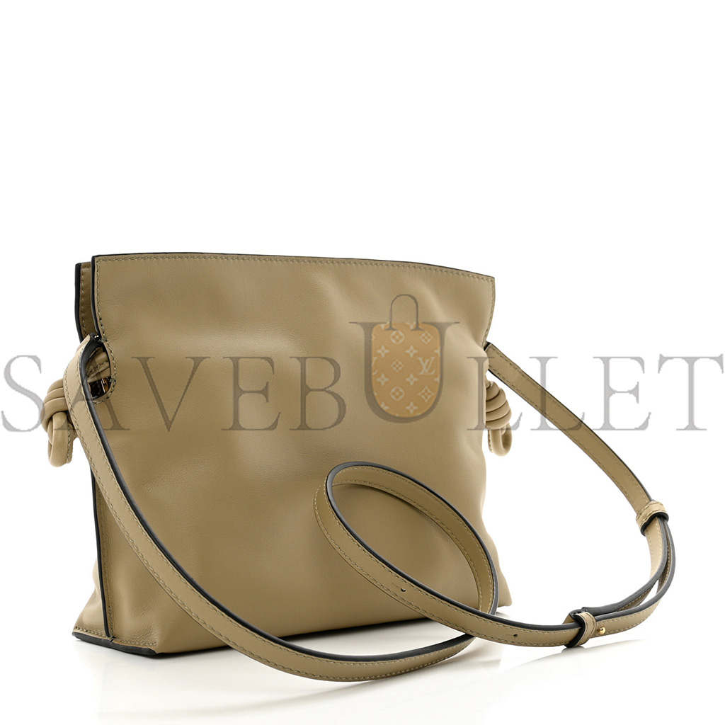 LOEWE CALFSKIN MINI FLAMENCO KNOT BAG LIGHT MAUVE (23*18*7cm) LOEWE CALFSKIN MINI FLAMENCO KNOT BAG LIGHT MAUVE (23*18*7cm)