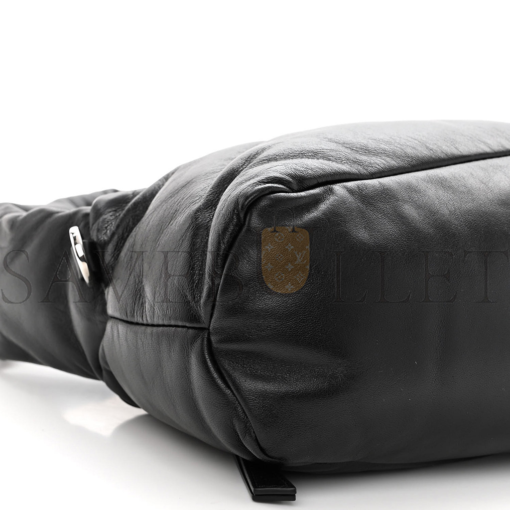 LOEWE SHINY NAPPA PUFFER PUZZLE HOBO BLACK (28*13*10cm) LOEWE SHINY NAPPA PUFFER PUZZLE HOBO BLACK (28*13*10cm)