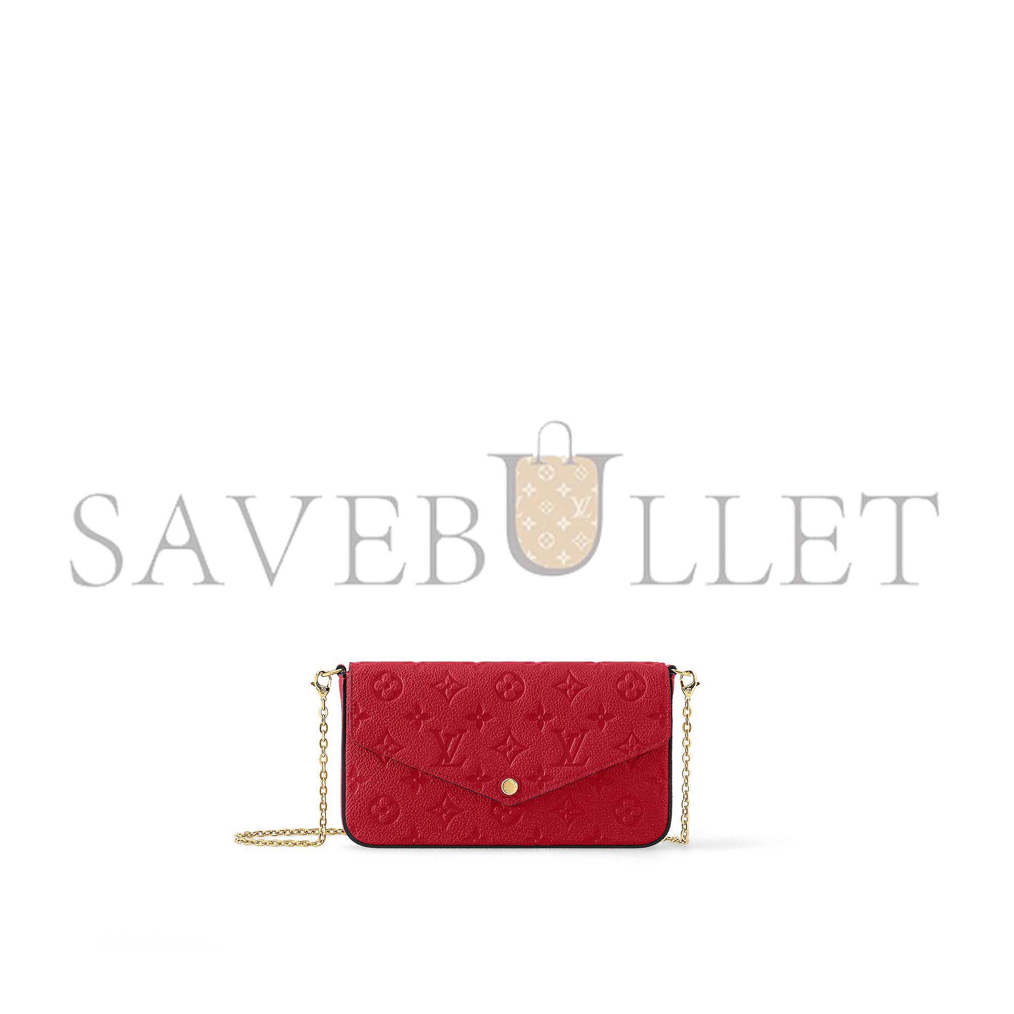 LOUIS VUITTON FÉLICIE POCHETTE M63700 (21*12*3cm) LOUIS VUITTON FÉLICIE POCHETTE M63700 (21*12*3cm)