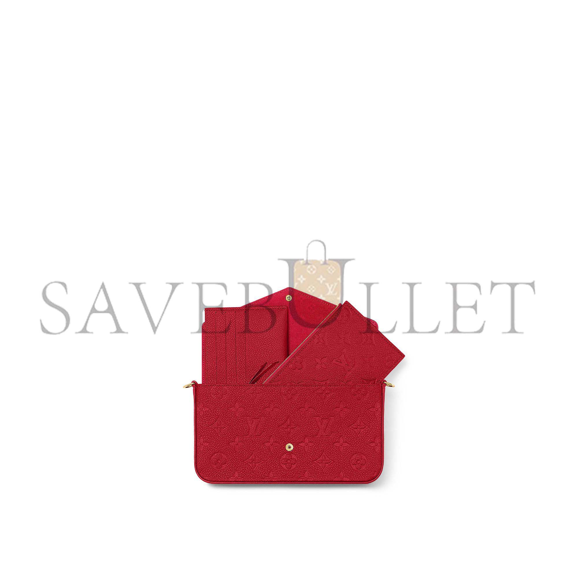 LOUIS VUITTON FÉLICIE POCHETTE M63700 (21*12*3cm) LOUIS VUITTON FÉLICIE POCHETTE M63700 (21*12*3cm)