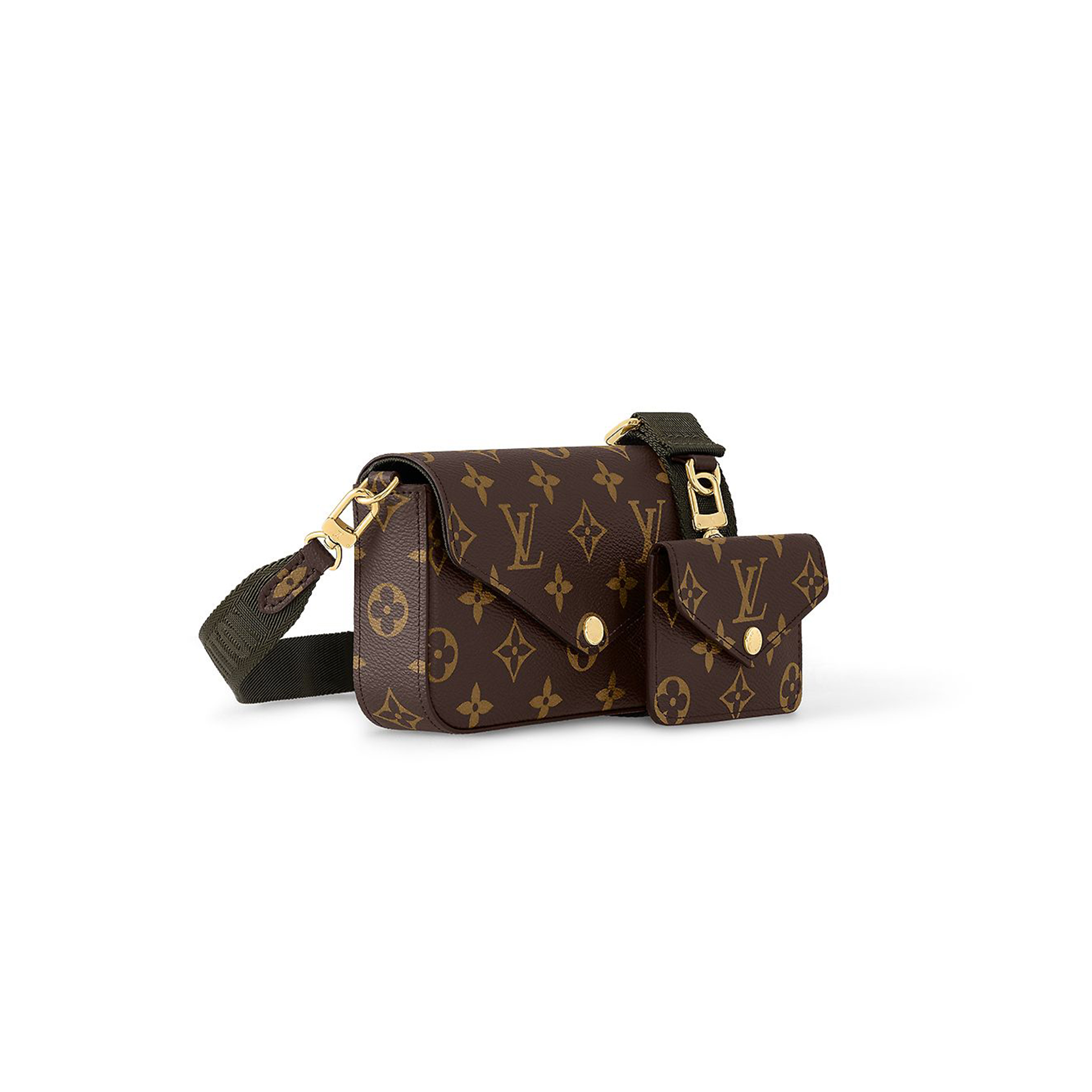 LOUIS VUITTON FÉLICIE STRAP & GO M80091 (17*9.6*3.5cm) LOUIS VUITTON FÉLICIE STRAP & GO M80091 (17*9.6*3.5cm)