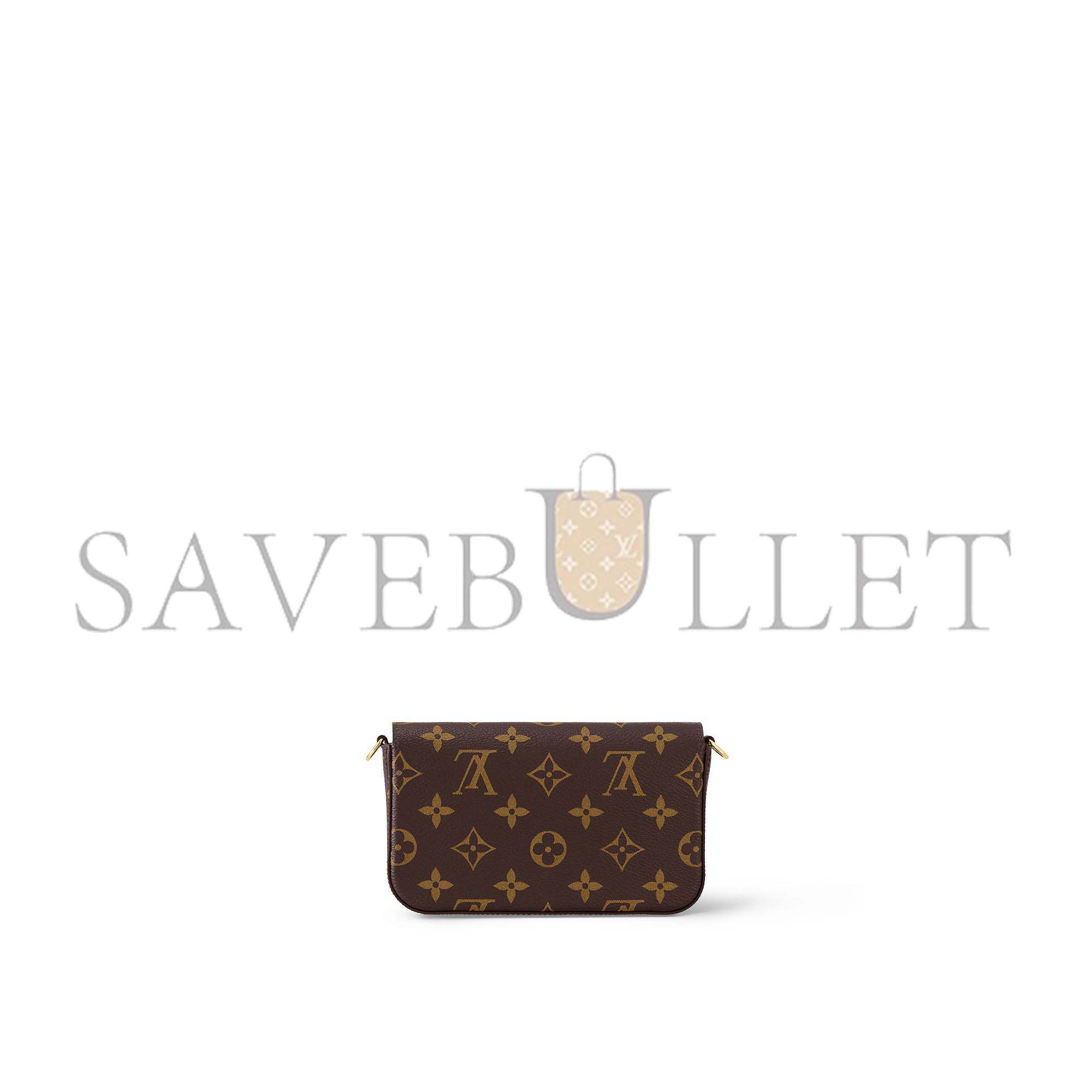 LOUIS VUITTON FÉLICIE STRAP & GO M80091 (17*9.6*3.5cm) LOUIS VUITTON FÉLICIE STRAP & GO M80091 (17*9.6*3.5cm)