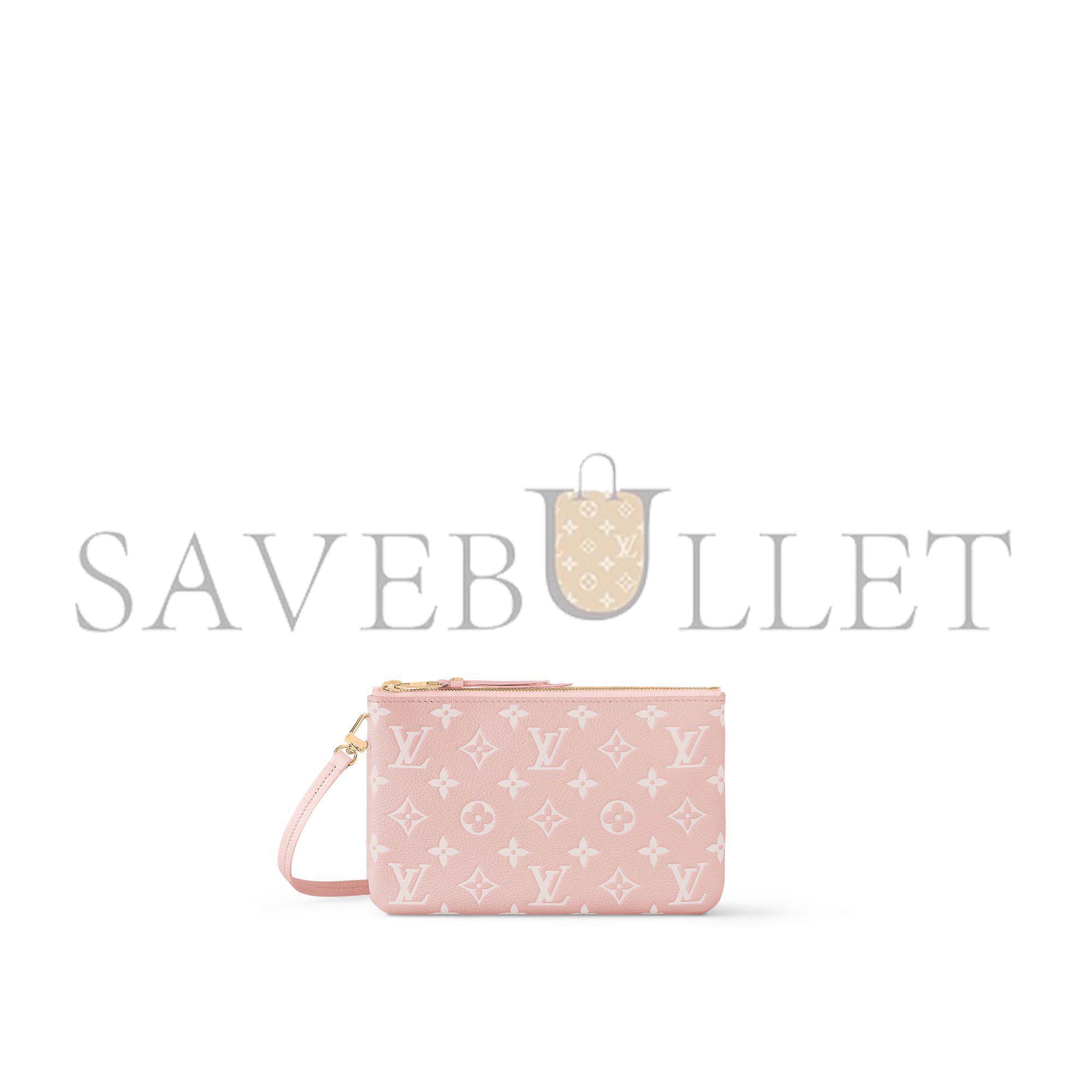 LOUIS VUITTON DOUBLE ZIP POCHETTE M81429 (20*12.5*3cm) LOUIS VUITTON DOUBLE ZIP POCHETTE M81429 (20*12.5*3cm)