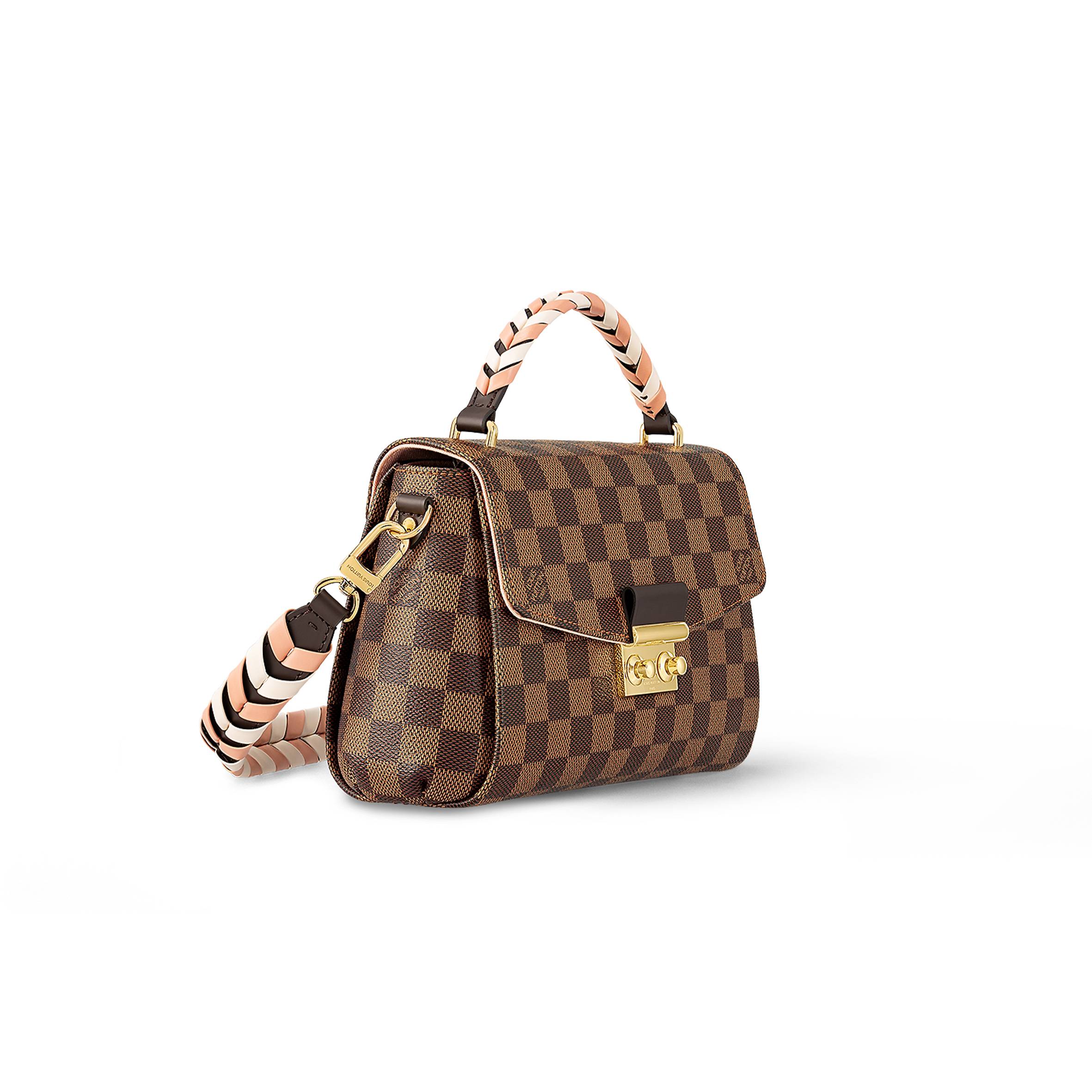LOUIS VUITTON BRAIDED CROISETTE N40451 (24.9*17*9.4cm) LOUIS VUITTON BRAIDED CROISETTE N40451 (24.9*17*9.4cm)