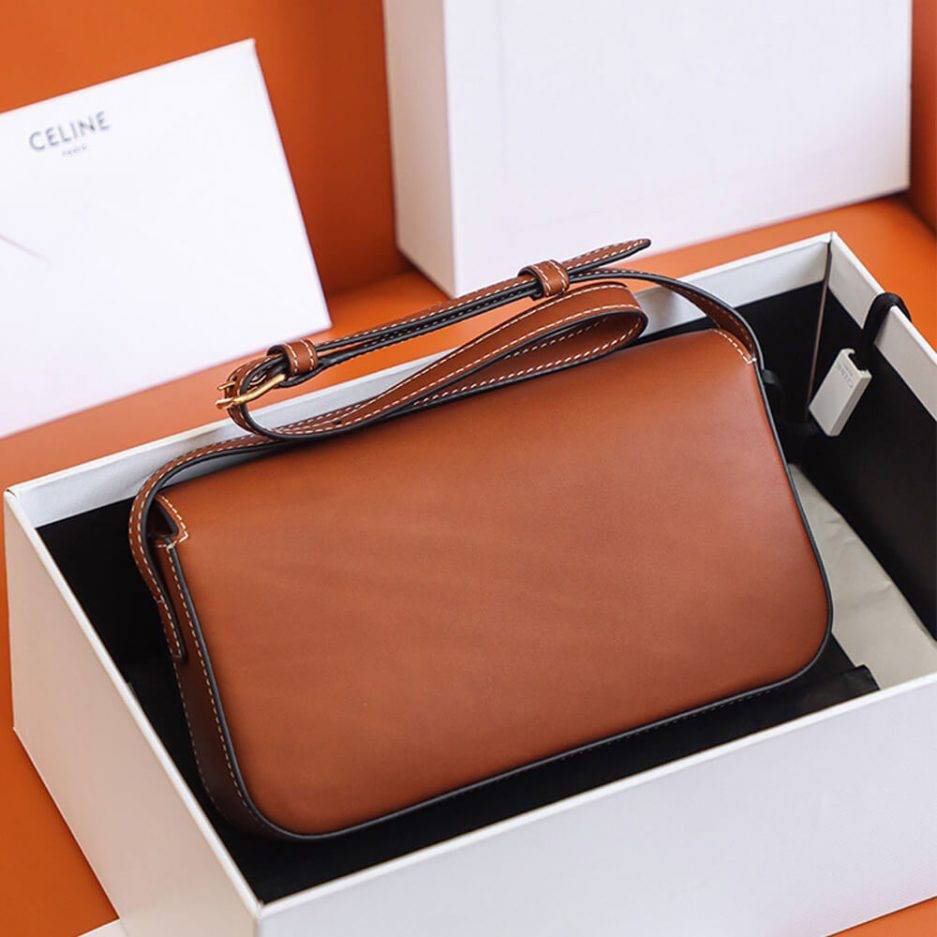 CELINE TRIOMPHE SHOULDER BAG 194143BFN.04LU (20*10*4cm) CELINE TRIOMPHE SHOULDER BAG 194143BFN.04LU (20*10*4cm)