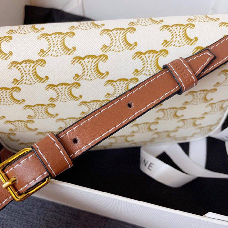 CELINE TRIOMPHE SHOULDER BAG 194142CUZ.01BC (20cm*10cm*4cm) CELINE TRIOMPHE SHOULDER BAG 194142CUZ.01BC (20cm*10cm*4cm)