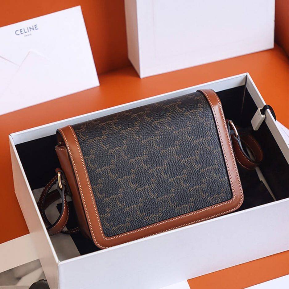 CELINE TEEN TRIOMPHE BAG 188882BZ4.04LU (18.5*14*6cm) CELINE TEEN TRIOMPHE BAG 188882BZ4.04LU (18.5*14*6cm)
