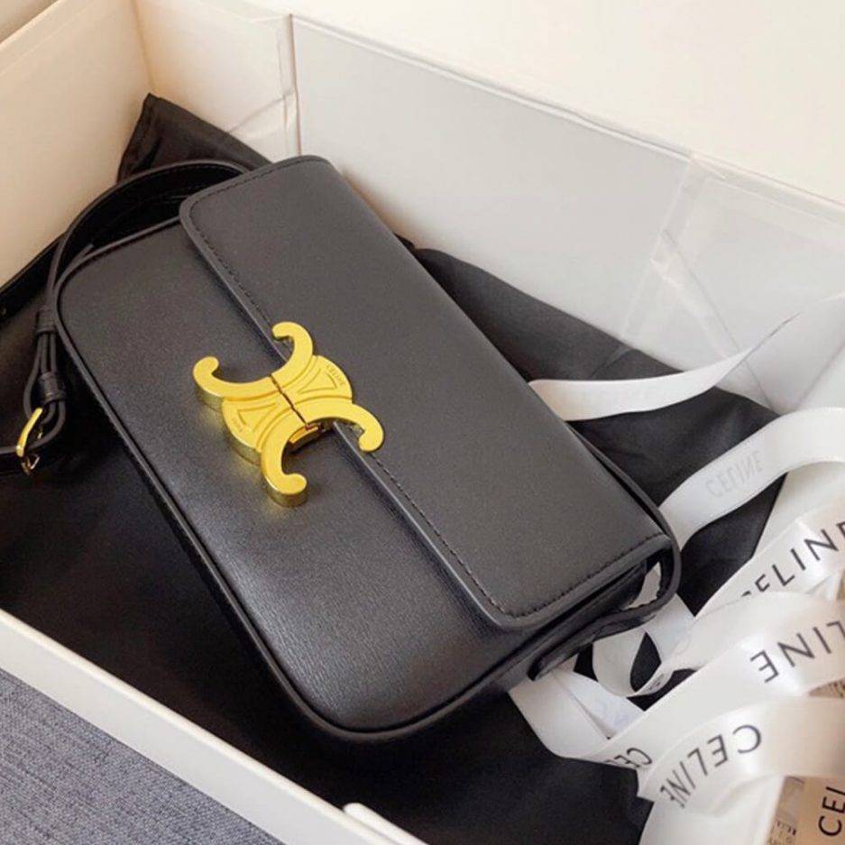 CELINE TRIOMPHE SHOULDER BAG 194143BF4.38NO (20cm*10cm*4cm) CELINE TRIOMPHE SHOULDER BAG 194143BF4.38NO (20cm*10cm*4cm)