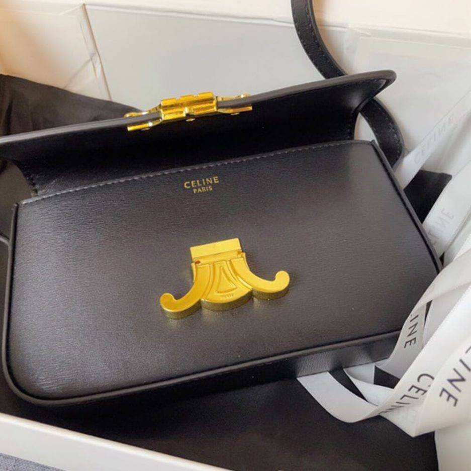 CELINE TRIOMPHE SHOULDER BAG 194143BF4.38NO (20cm*10cm*4cm) CELINE TRIOMPHE SHOULDER BAG 194143BF4.38NO (20cm*10cm*4cm)