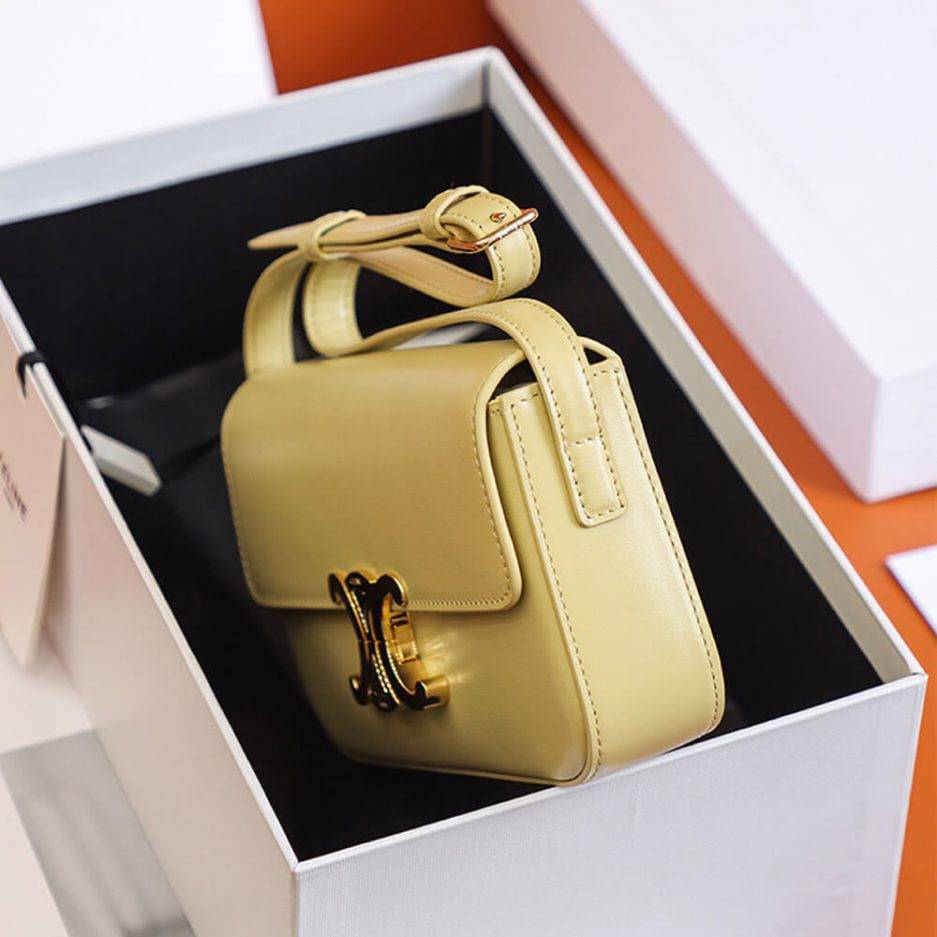 CELINE TRIOMPHE SHOULDER BAG 194143BF4.11PA (20*10*4cm) CELINE TRIOMPHE SHOULDER BAG 194143BF4.11PA (20*10*4cm)