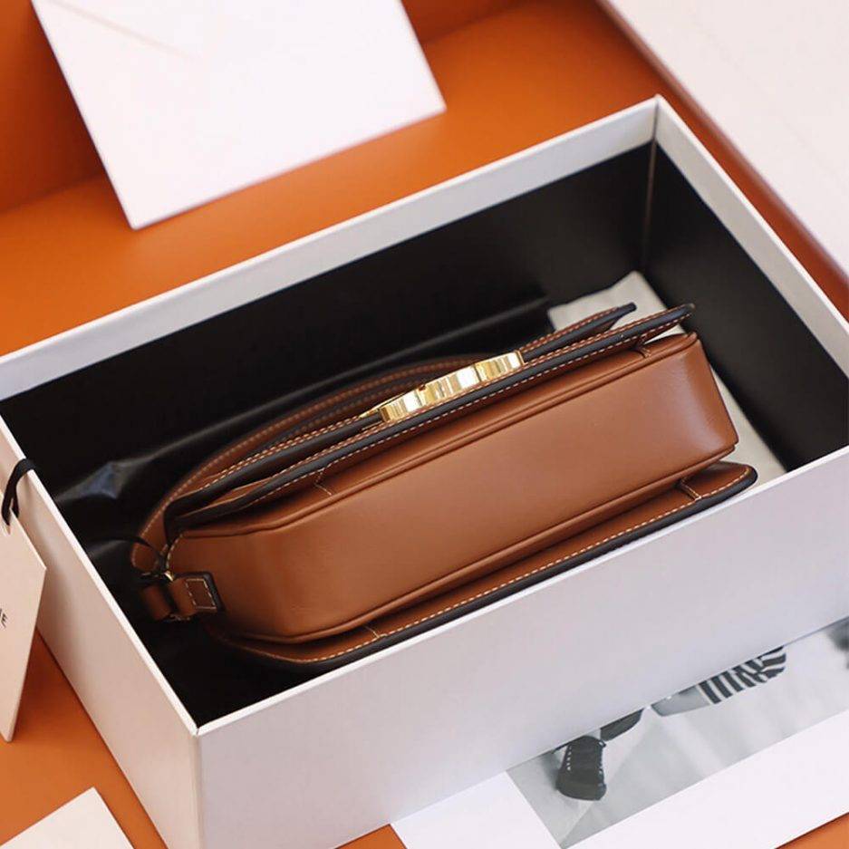 CELINE TEEN TRIOMPHE BAG 188882BZ4.01BC (18.5*14*6cm) CELINE TEEN TRIOMPHE BAG 188882BZ4.01BC (18.5*14*6cm)