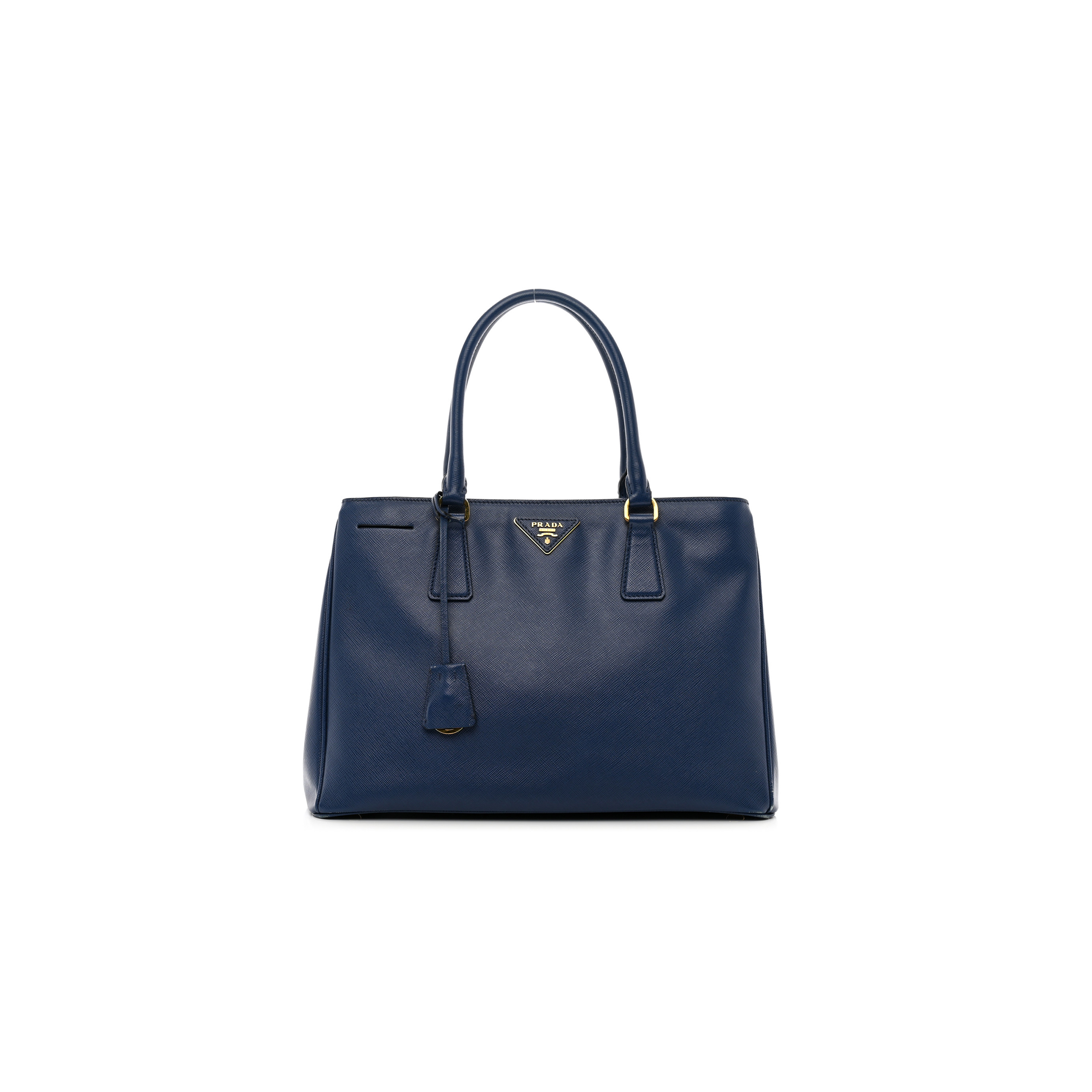 PRADA SAFFIANO LUX MEDIUM TOTE BLUETTE (33*23*14cm) PRADA SAFFIANO LUX MEDIUM TOTE BLUETTE (33*23*14cm)
