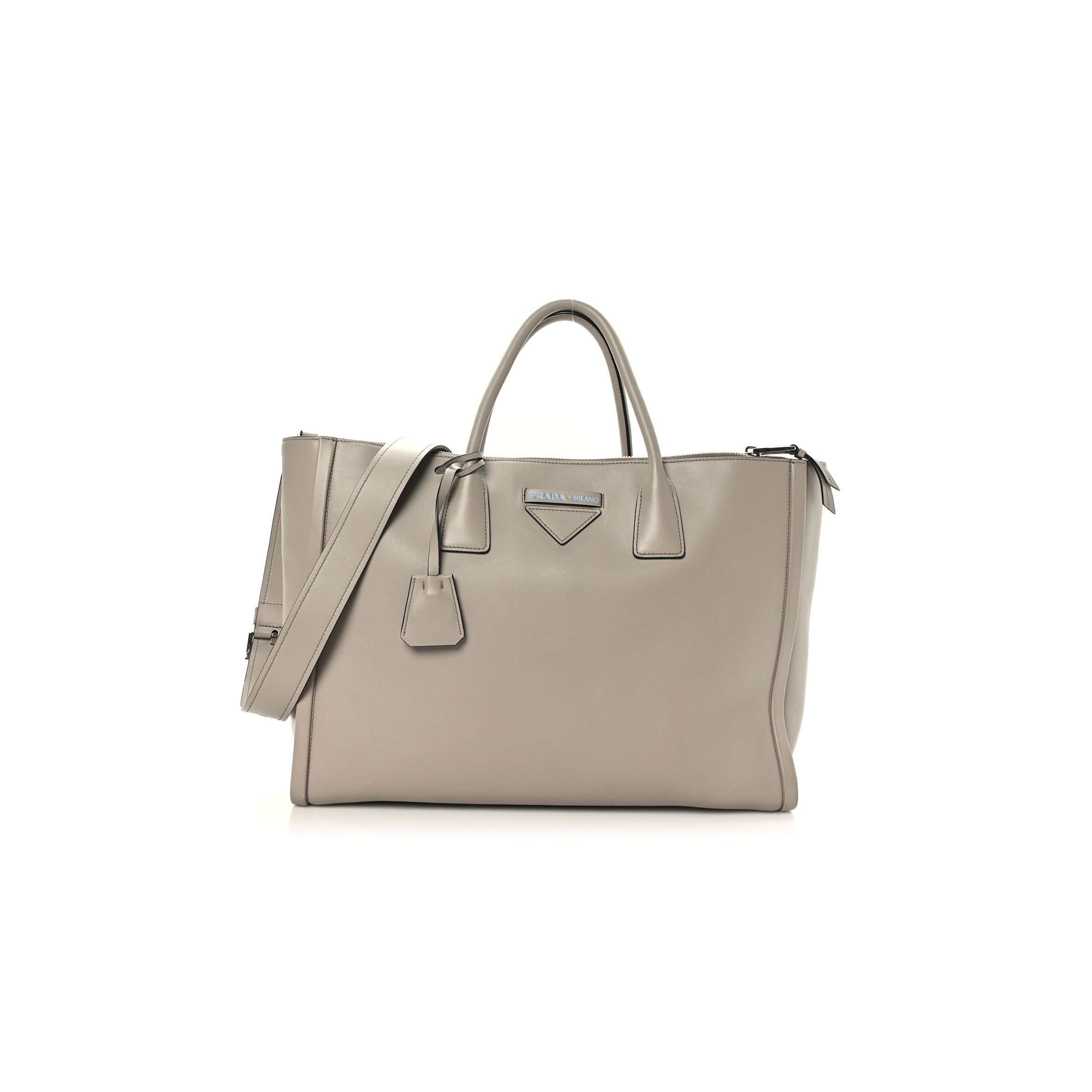 PRADA SOFT CALFSKIN LARGE CONCEPT TOTE POMICE (30*25*21cm) PRADA SOFT CALFSKIN LARGE CONCEPT TOTE POMICE (30*25*21cm)