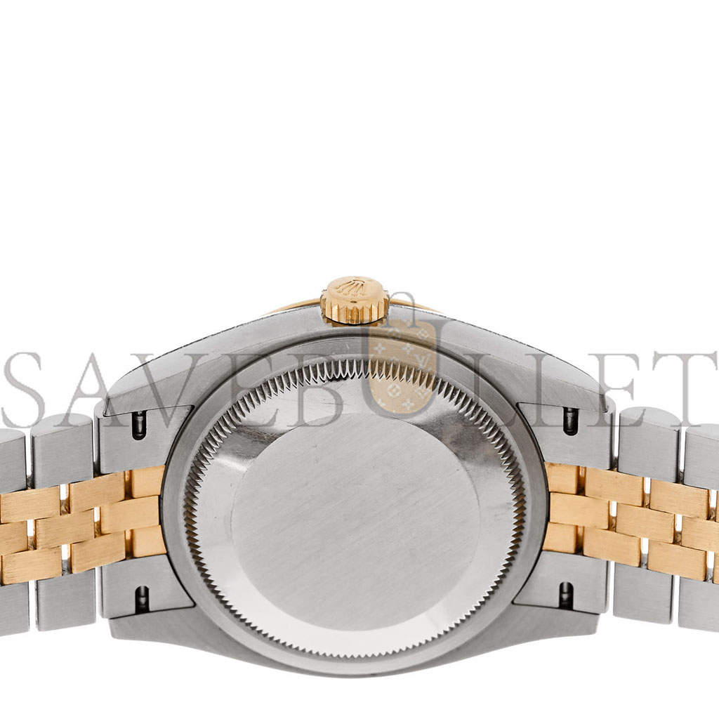 ROLEX STAINLESS STEEL 18K YELLOW GOLD DIAMOND 36MM OYSTER PERPETUAL DATEJUST WATCH OLIVE GREEN ROMAN 126233 ROLEX STAINLESS STEEL 18K YELLOW GOLD DIAMOND 36MM OYSTER PERPETUAL DATEJUST WATCH OLIVE GREEN ROMAN 126233