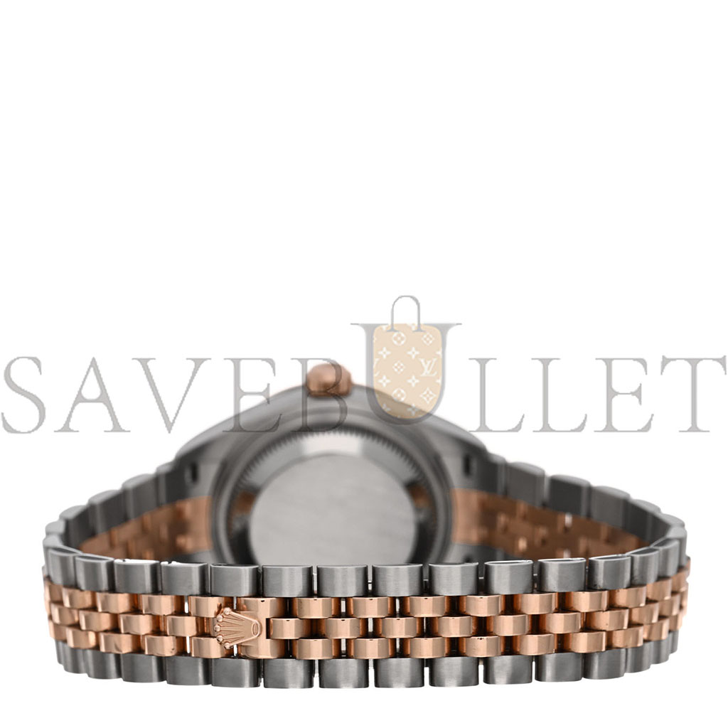 ROLEX STAINLESS STEEL 18K EVEROSE GOLD 28MM OYSTER PERPETUAL DATEJUST WATCH WHITE ROMAN 279171 ROLEX STAINLESS STEEL 18K EVEROSE GOLD 28MM OYSTER PERPETUAL DATEJUST WATCH WHITE ROMAN 279171