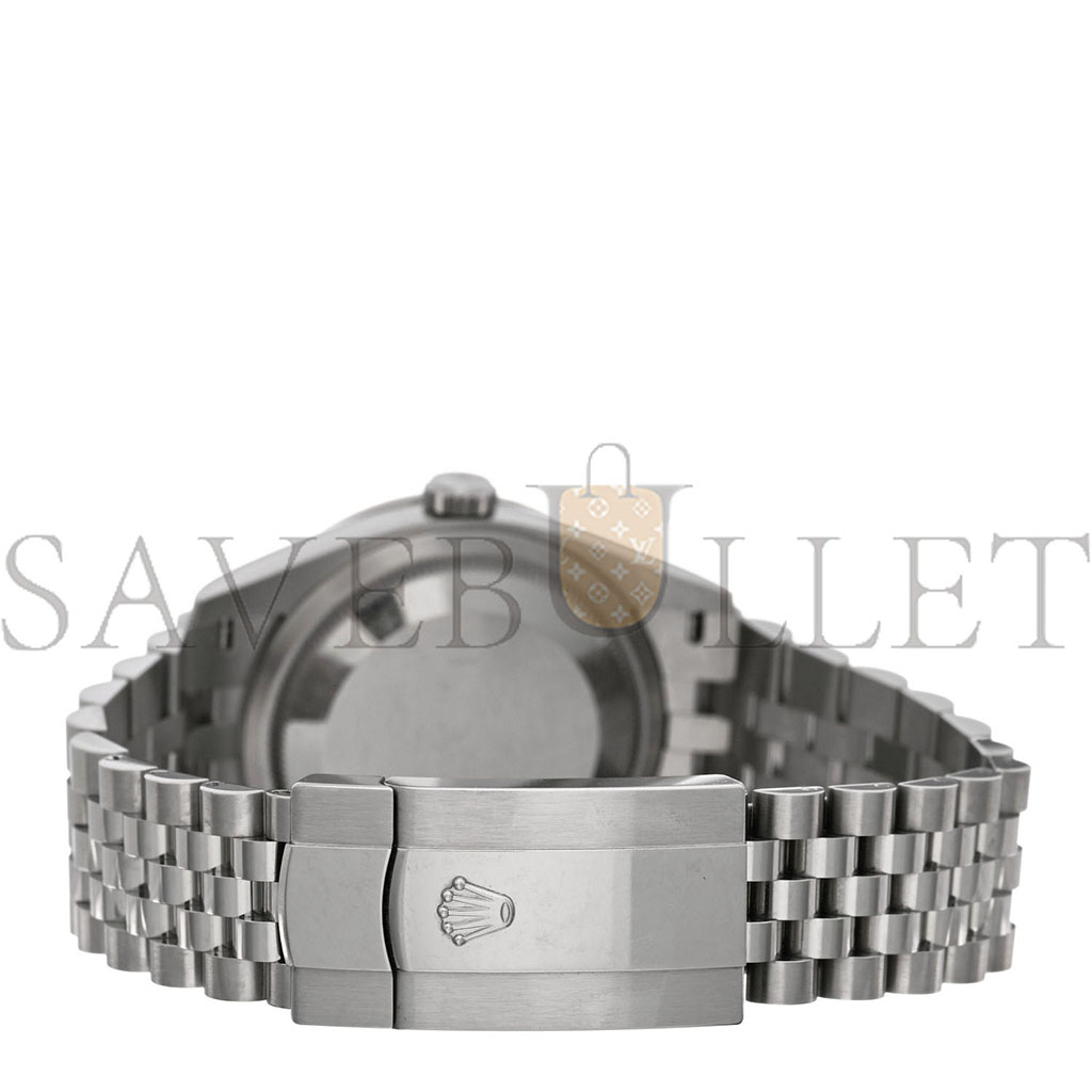 ROLEX STAINLESS STEEL 18K WHITE GOLD DIAMOND 36MM OYSTER PERPETUAL DATEJUST WATCH BLACK 126284RBR ROLEX STAINLESS STEEL 18K WHITE GOLD DIAMOND 36MM OYSTER PERPETUAL DATEJUST WATCH BLACK 126284RBR