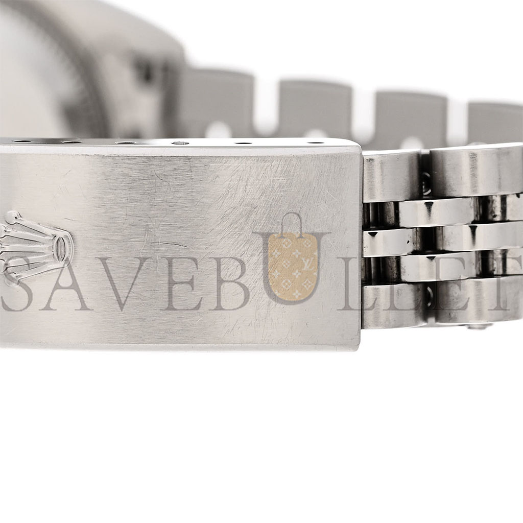 ROLEX STAINLESS STEEL 18K WHITE GOLD DIAMOND MOTHER OF PEARL 26MM OYSTER PERPETUAL DATEJUST WATCH 79174 ROLEX STAINLESS STEEL 18K WHITE GOLD DIAMOND MOTHER OF PEARL 26MM OYSTER PERPETUAL DATEJUST WATCH 79174