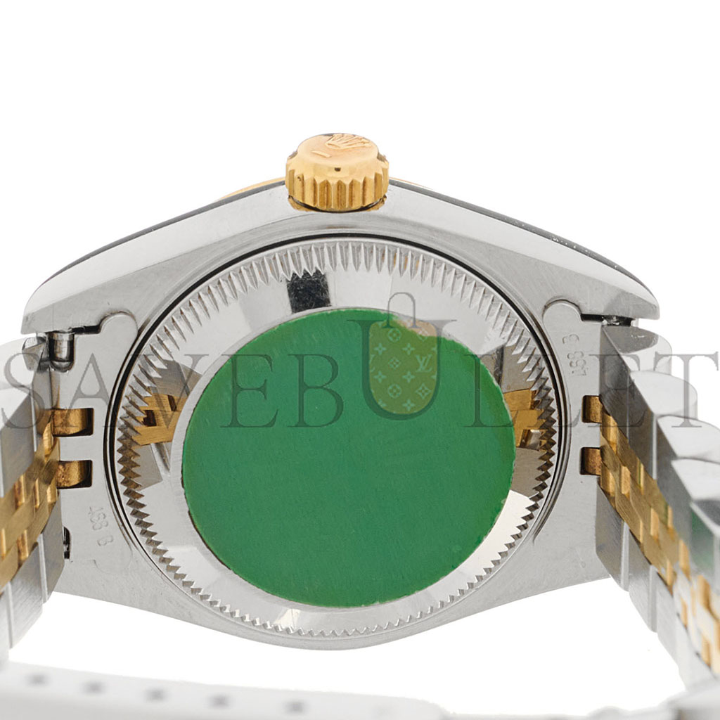 ROLEX STAINLESS STEEL 18K YELLOW GOLD DIAMOND 26MM OYSTER PERPETUAL DATEJUST WATCH CHAMPAGNE JUBILEE 69173 ROLEX STAINLESS STEEL 18K YELLOW GOLD DIAMOND 26MM OYSTER PERPETUAL DATEJUST WATCH CHAMPAGNE JUBILEE 69173